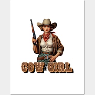 Cowgirl Posters and Art